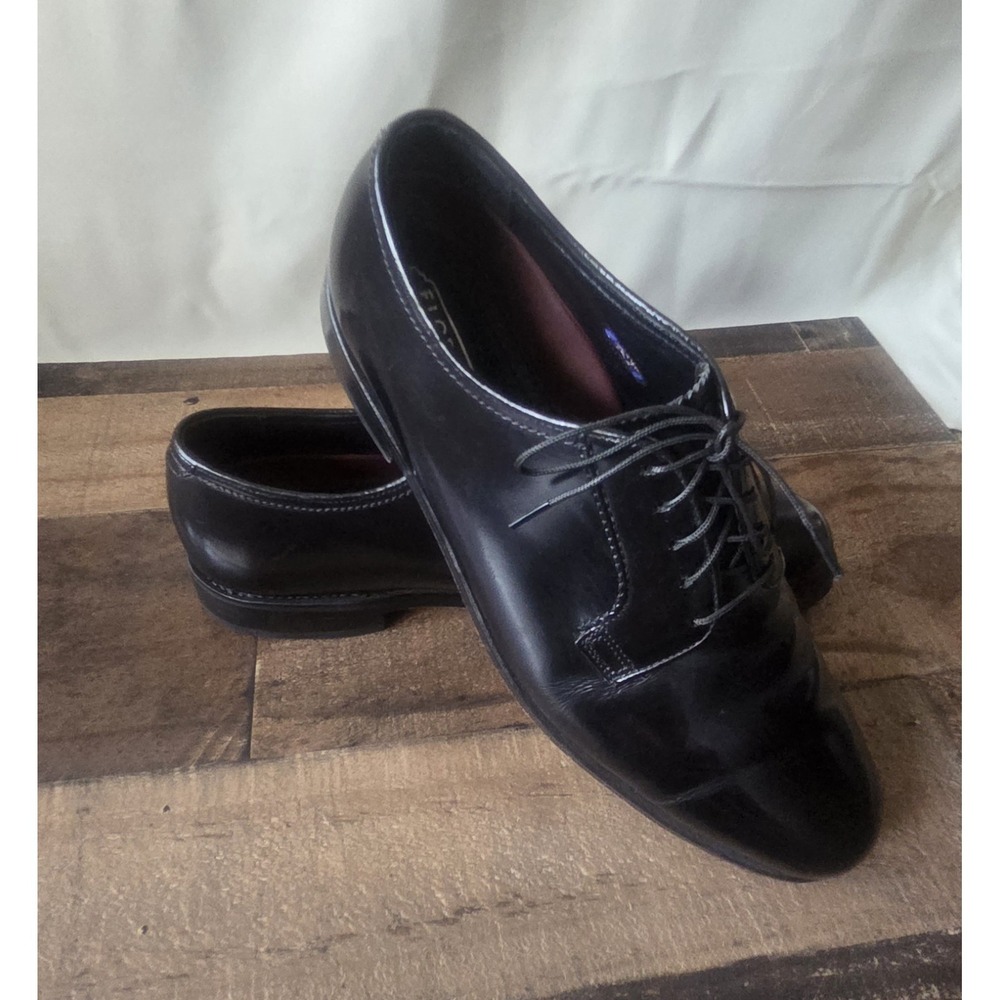 Men's Florsheim Oxford Style Dress Shoes Black Sz 8.5D - Picture 6 of 7